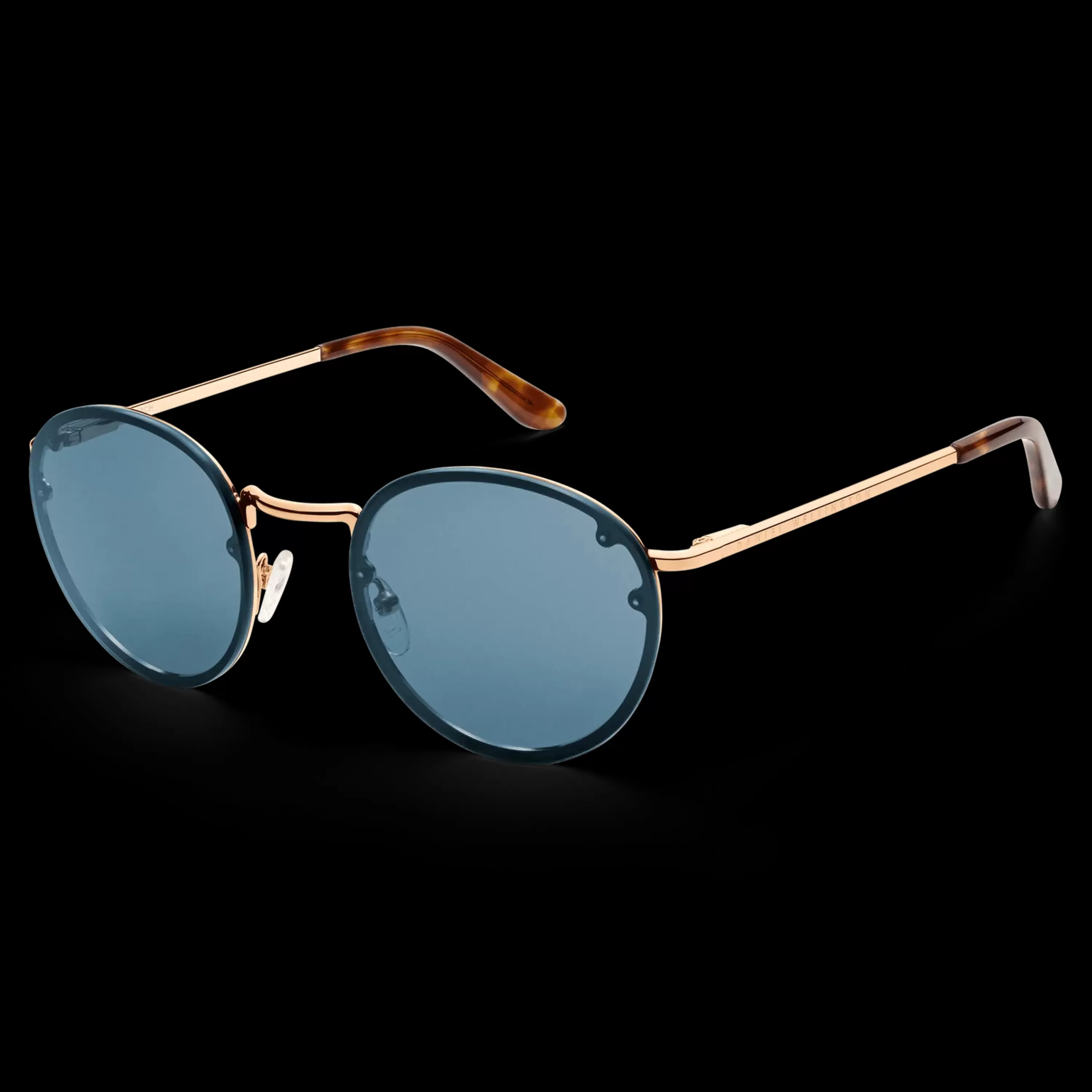 Daniel Wellington Sunglasses<Arch Steel Blue Rose Gold