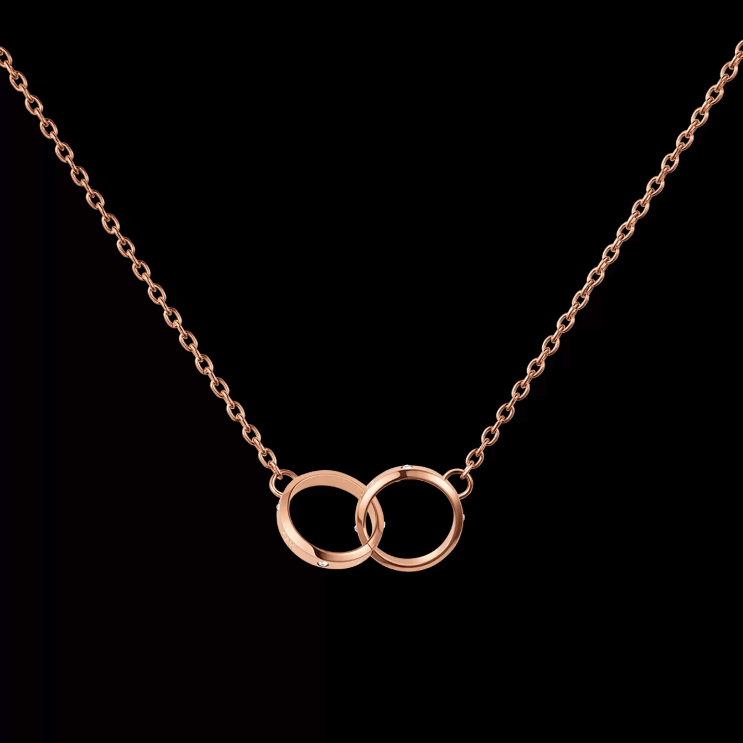 Daniel Wellington Necklaces<Classic Lumine Unity Rose Gold