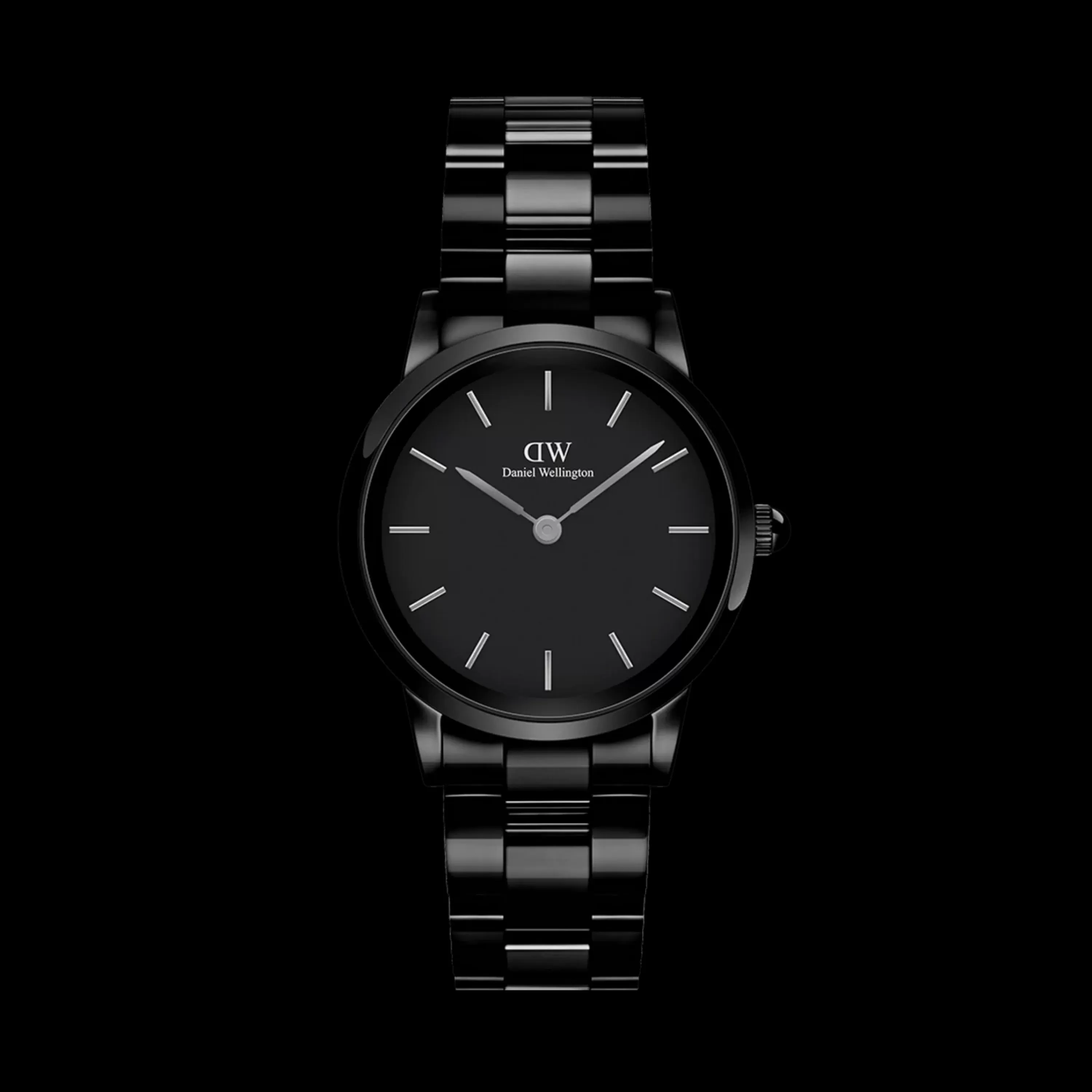 Daniel Wellington Women's Watches<Iconic Link Ceramic Black