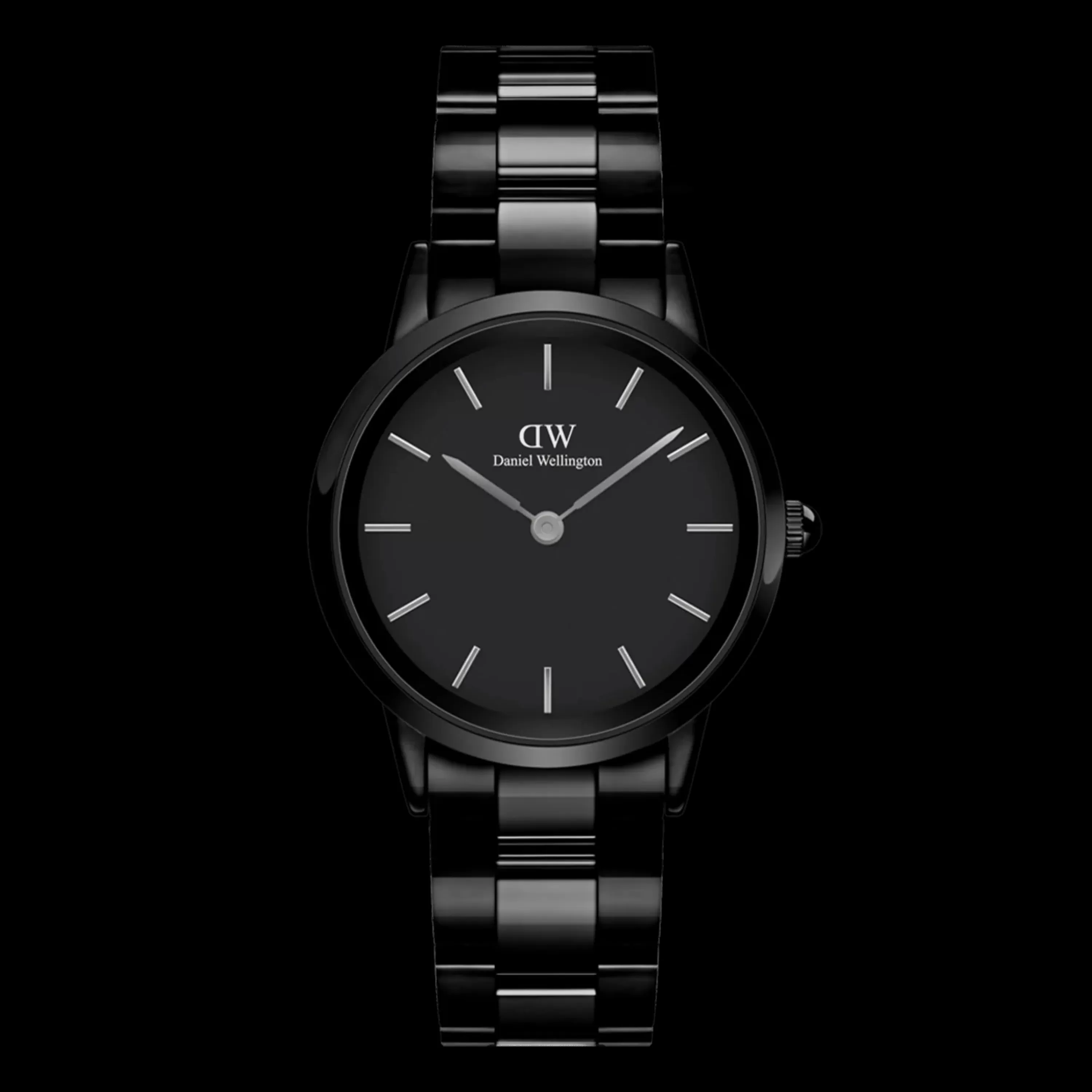 Daniel Wellington Women's Watches<Iconic Link Ceramic Black