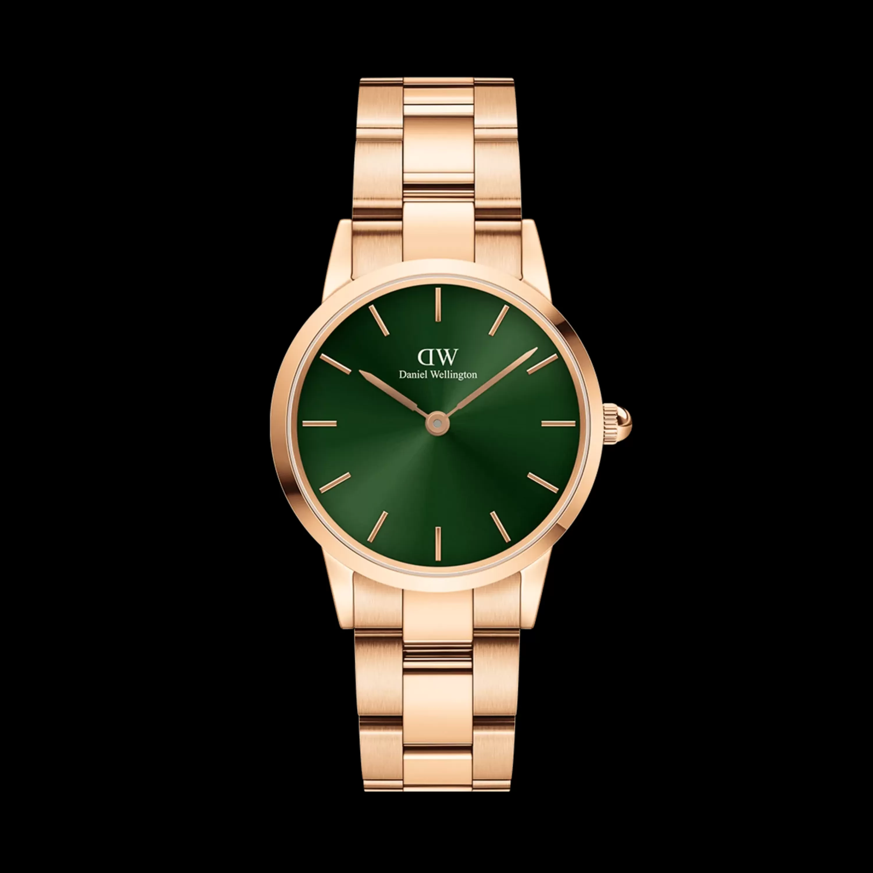 Daniel Wellington Women's Watches<Iconic Link Emerald Rose Gold