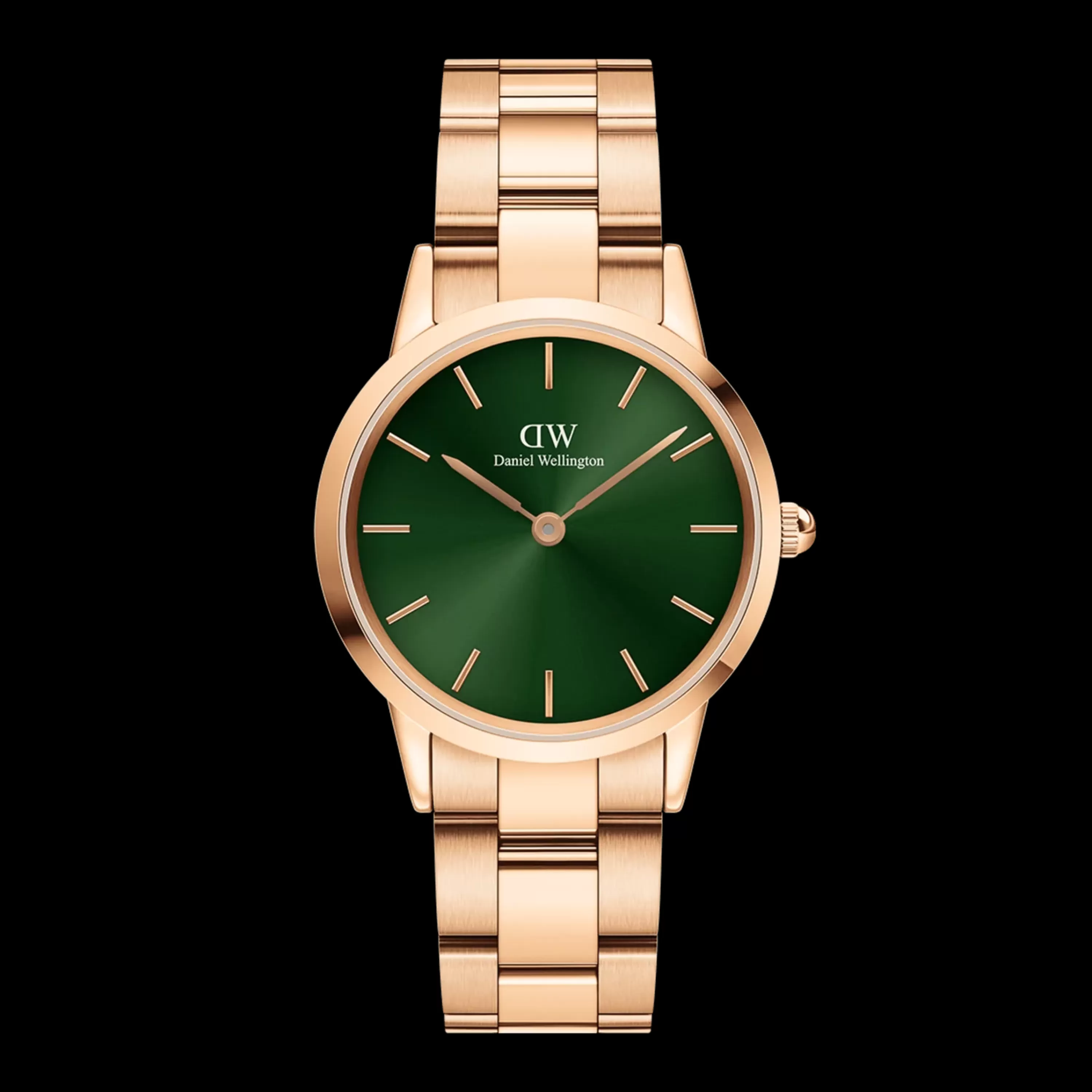 Daniel Wellington Women's Watches<Iconic Link Emerald Rose Gold