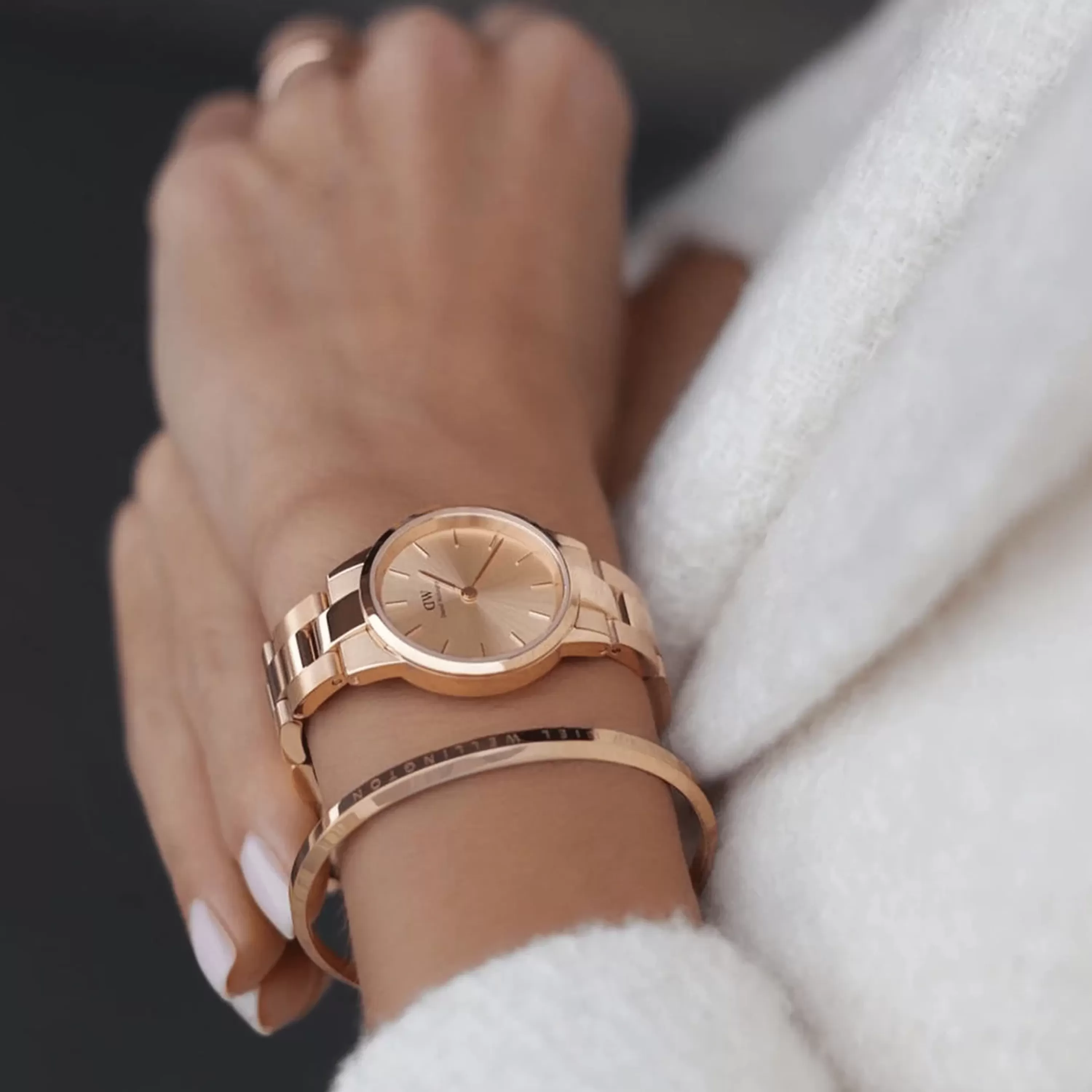 Daniel Wellington Women's Watches<Iconic Link Unitone Rose Gold