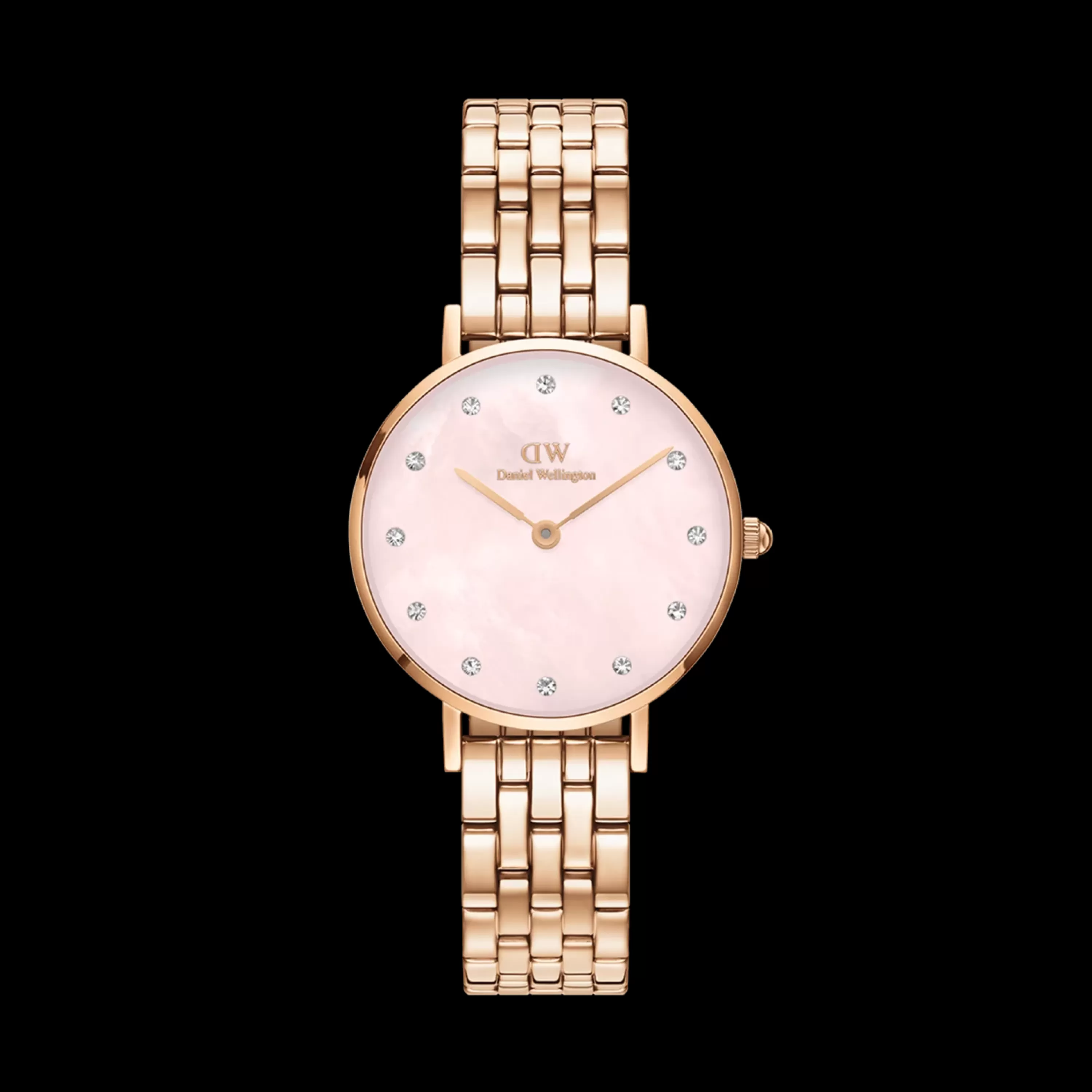 Daniel Wellington Women's Watches<Petite Lumine 5-Link Melrose Mop Rose Gold