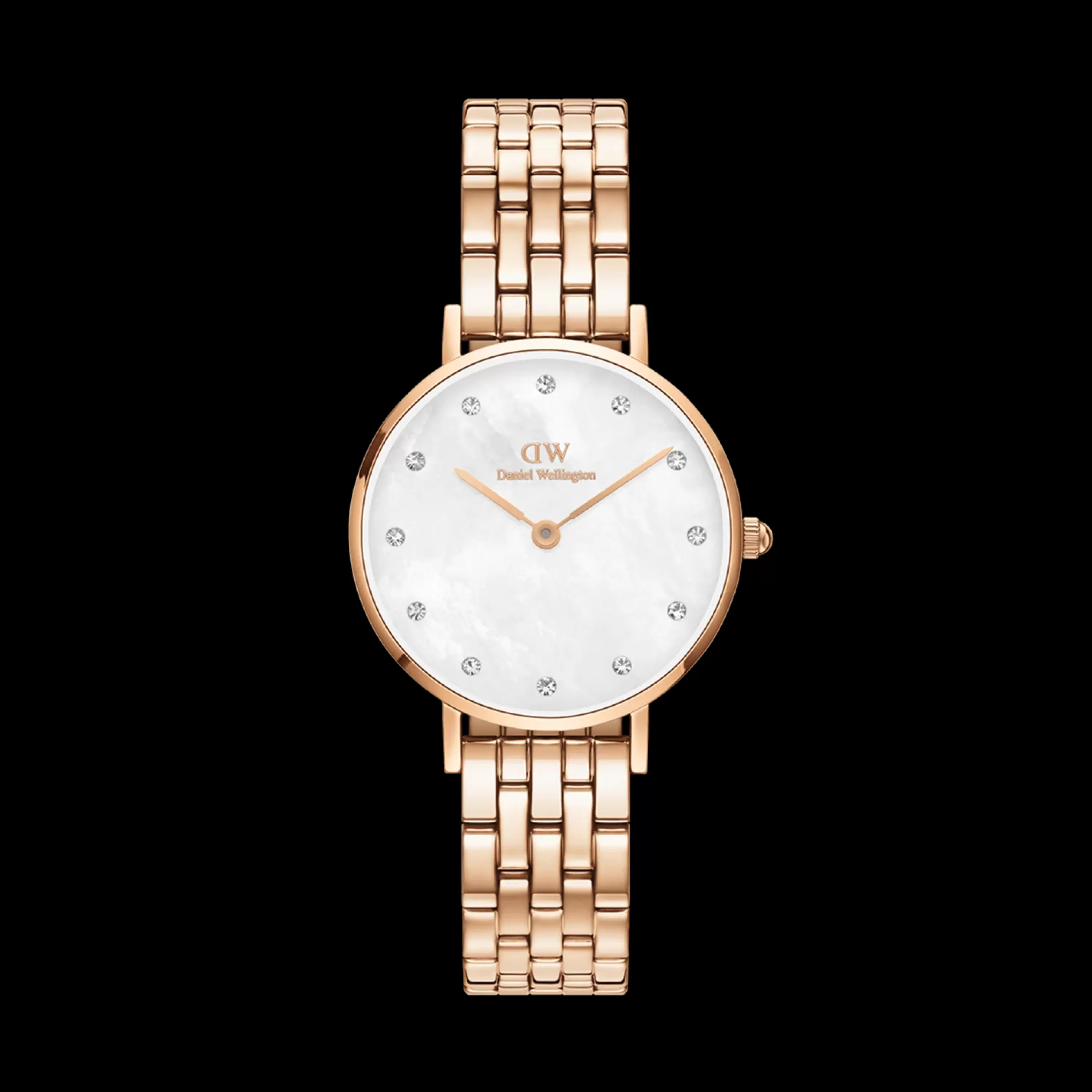 Daniel Wellington Women's Watches<Petite Lumine 5-Link Melrose Mop Rose Gold