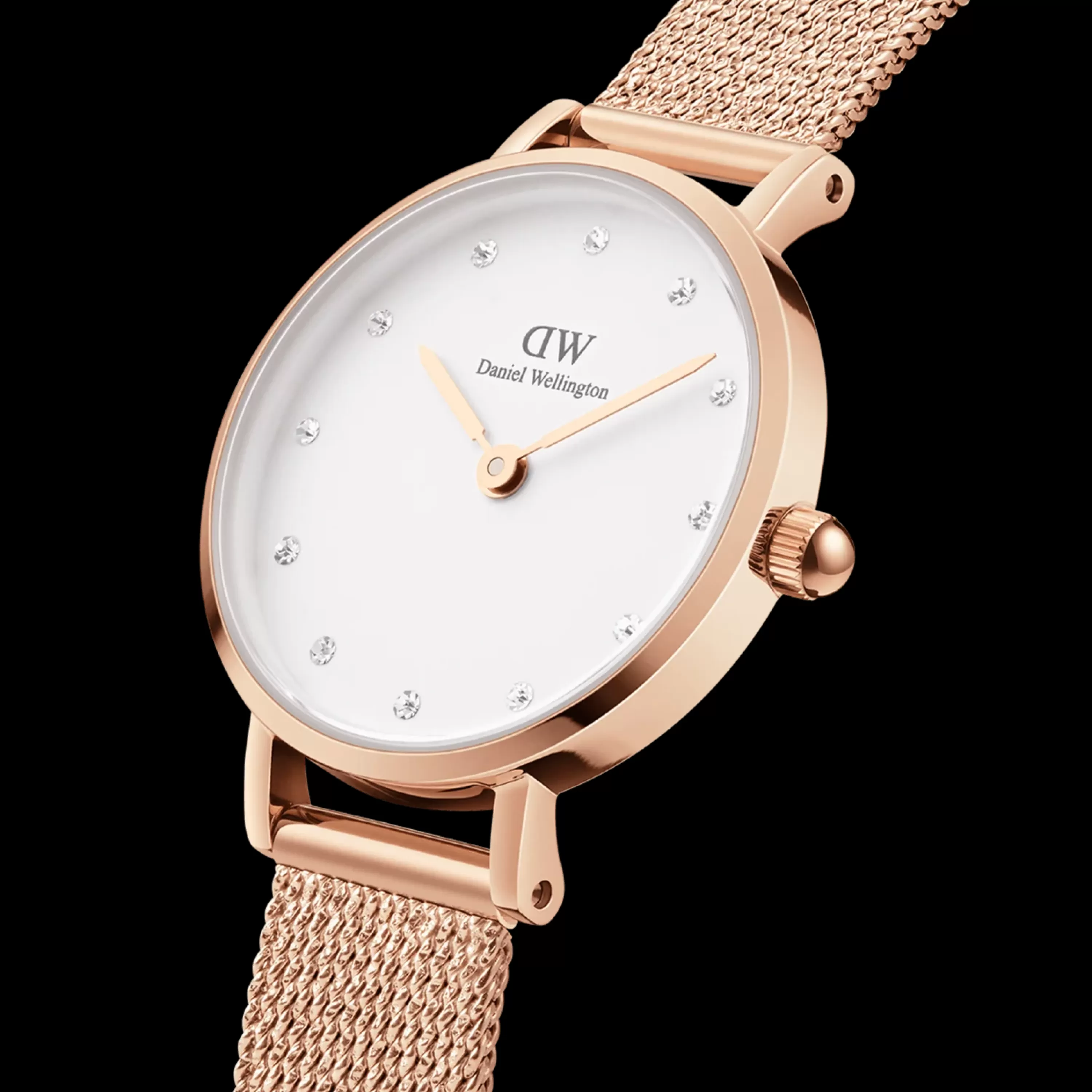 Daniel Wellington Women's Watches<Petite Lumine Pressed Melrose Rose Gold