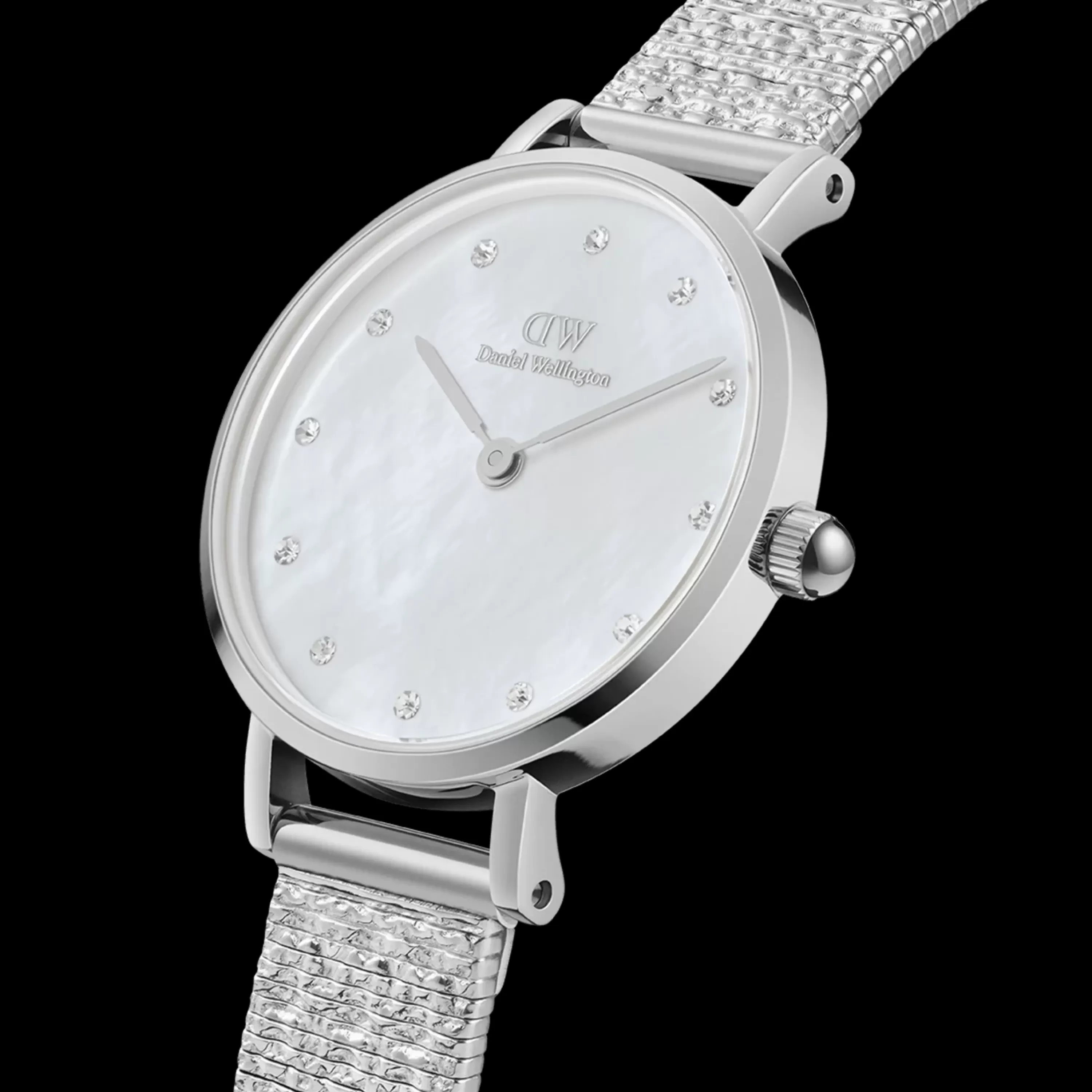 Daniel Wellington Women's Watches<Petite Lumine Pressed Piano Mop Silver