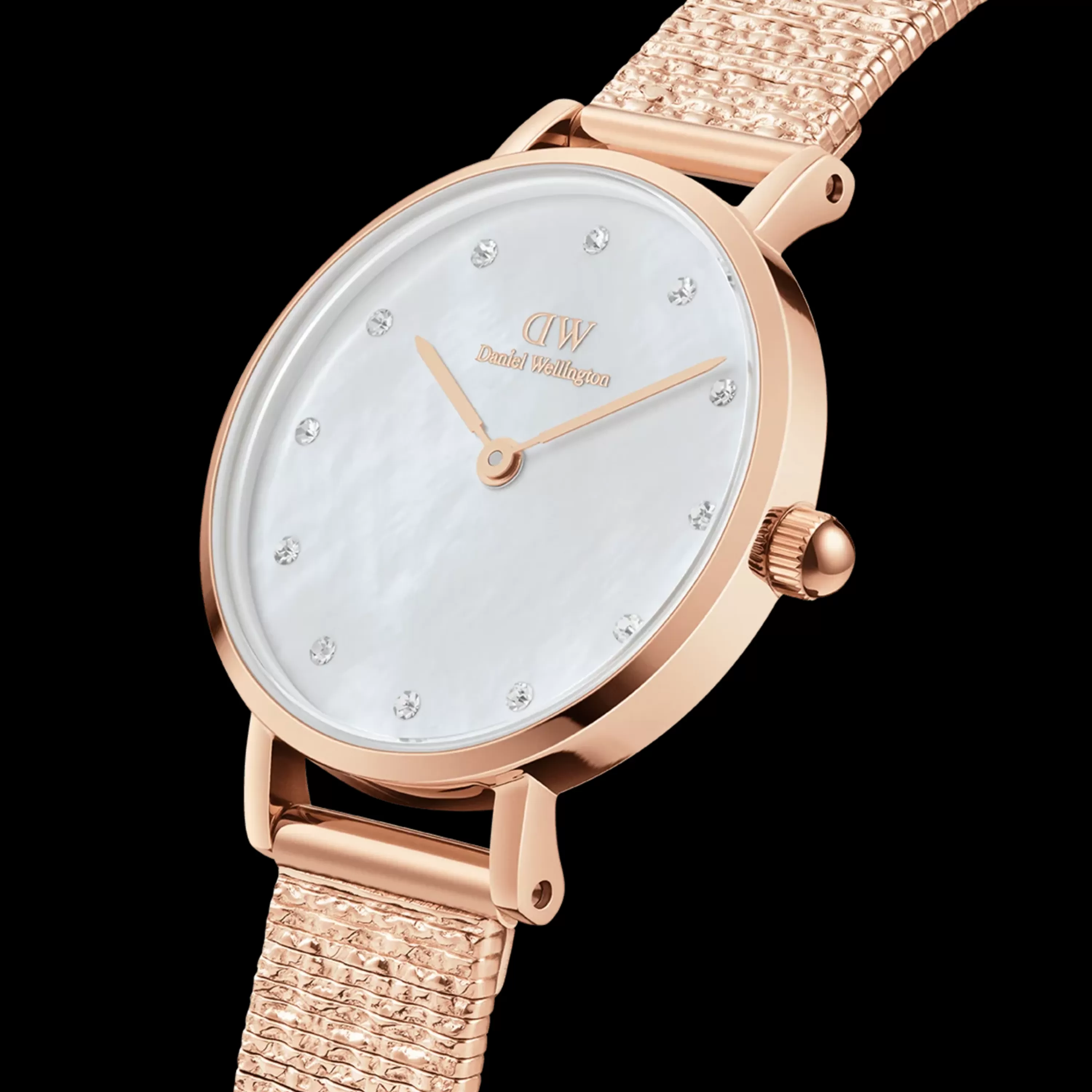 Daniel Wellington Women's Watches<Petite Lumine Pressed Piano Mop Rose Gold