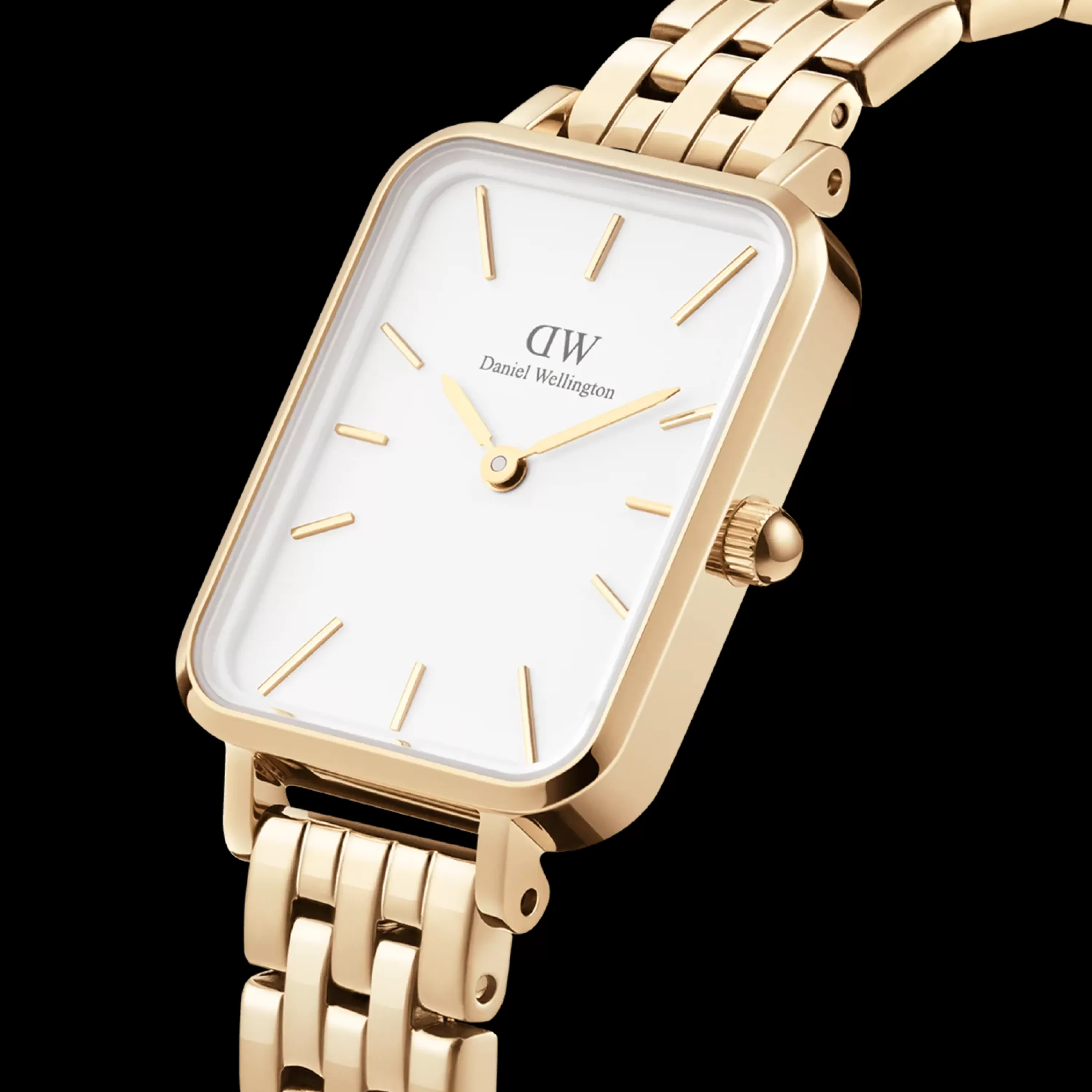 Daniel Wellington Women's Watches<Quadro 5-Link Ever Gold