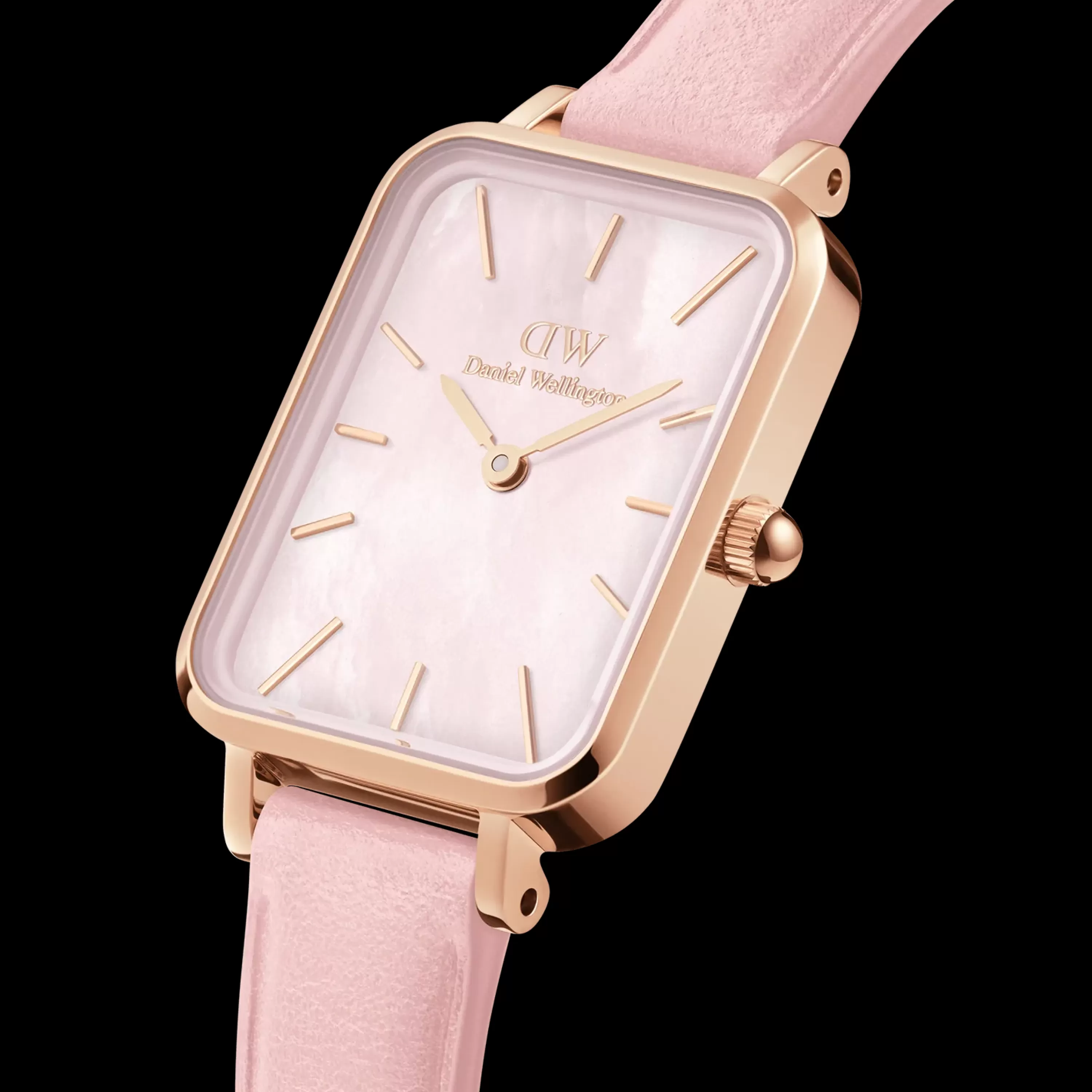 Daniel Wellington Women's Watches<Quadro Cherry Blossom Mop Rose Gold