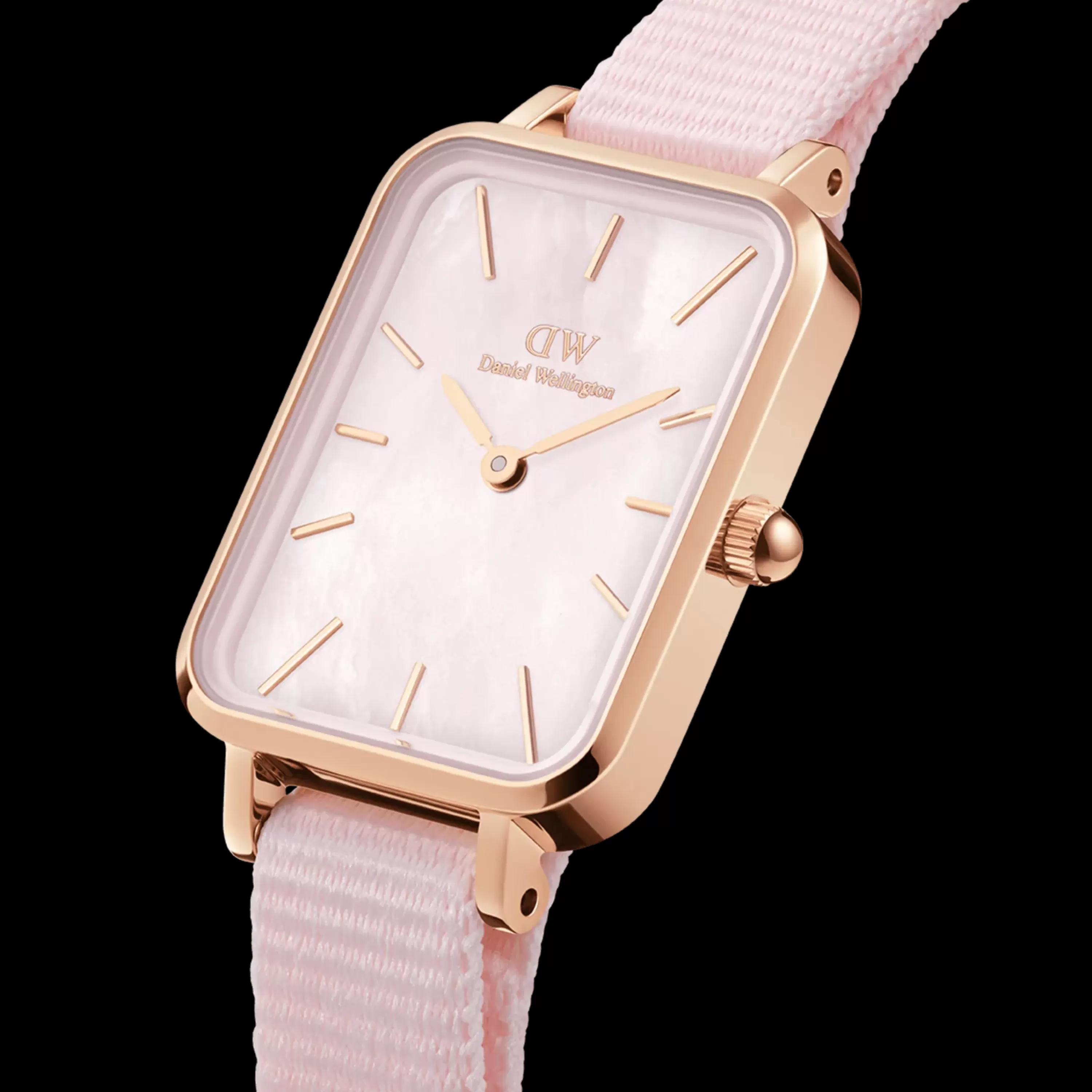 Daniel Wellington Women's Watches<Quadro Coral Mop Rose Gold