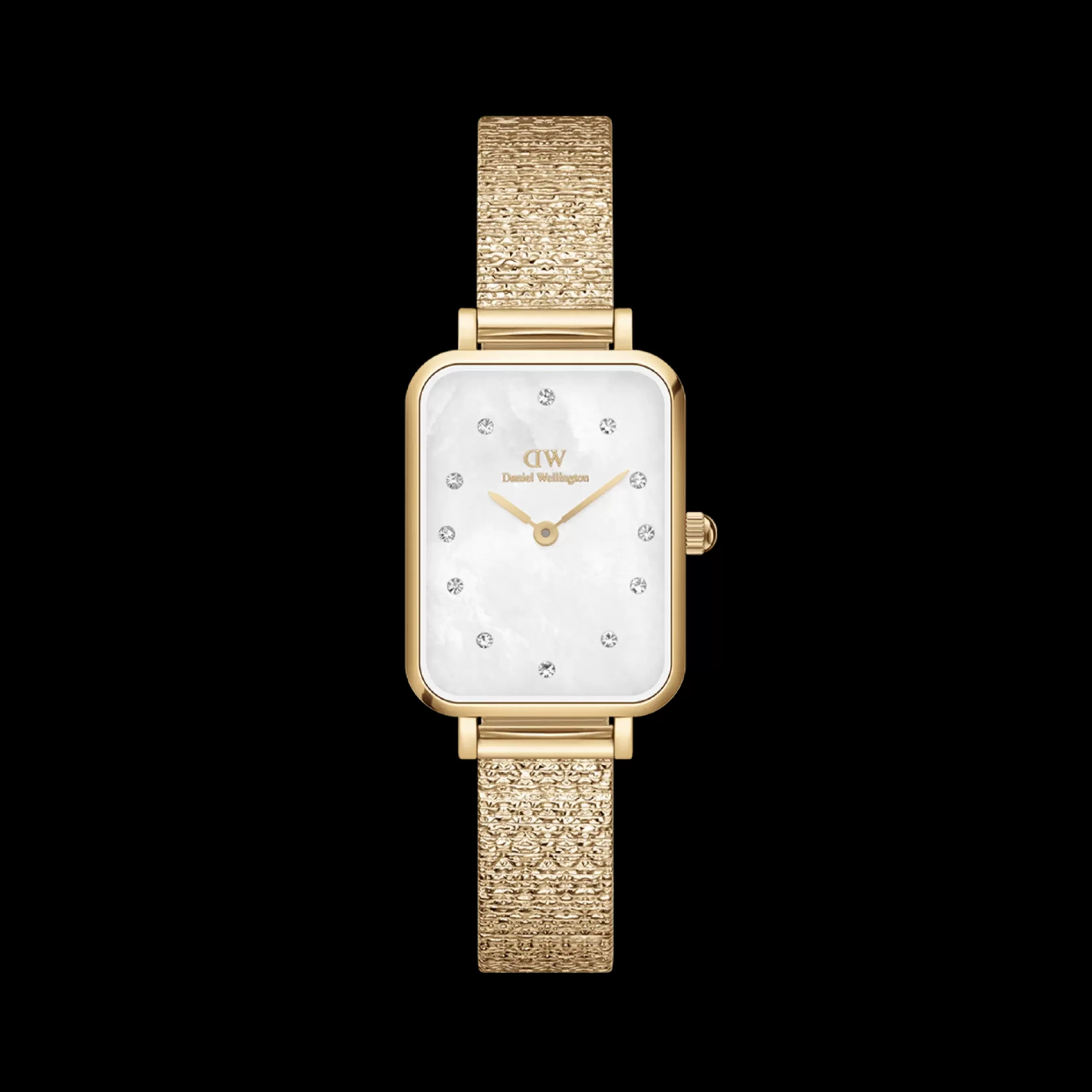 Daniel Wellington Women's Watches<Quadro Lumine Pressed Piano Mop Gold