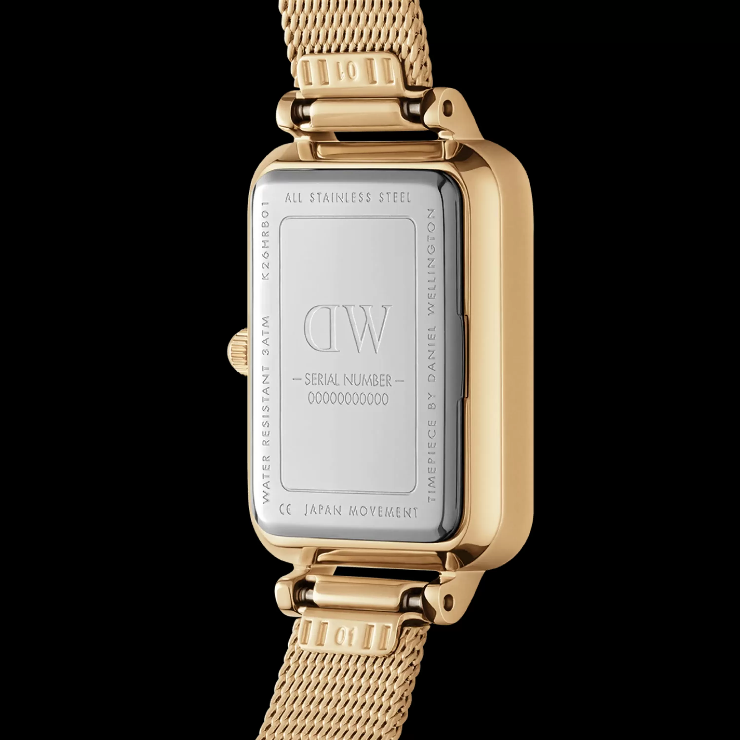 Daniel Wellington Women's Watches<Quadro Lumine Pressed Piano Mop Gold