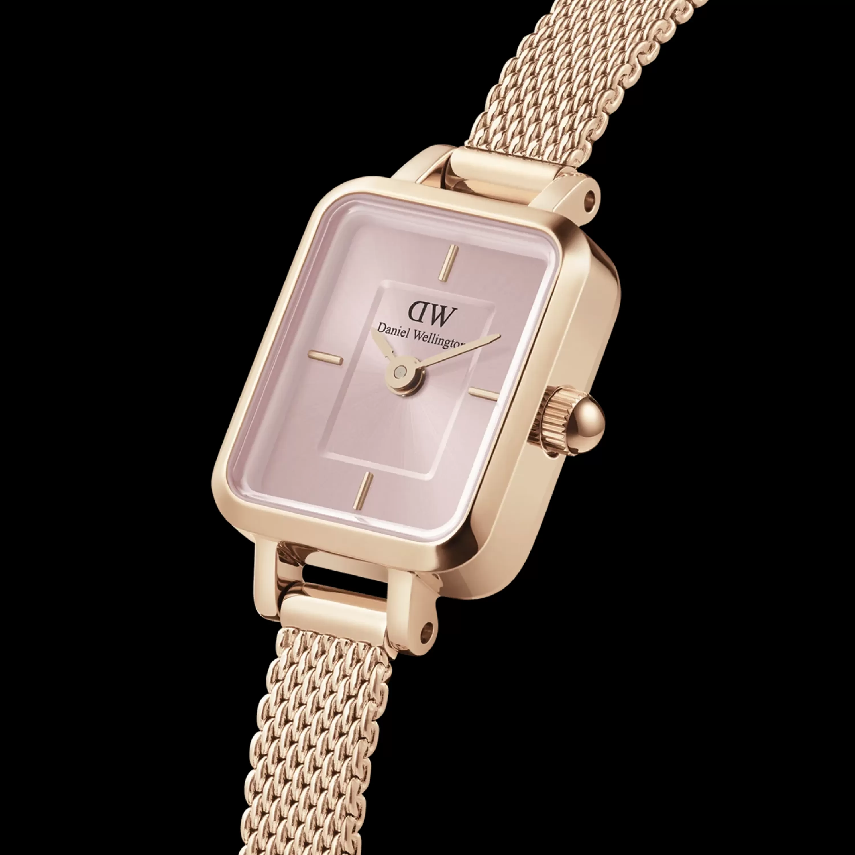 Daniel Wellington Women's Watches<Quadro Mini Melrose Blush Rose Gold