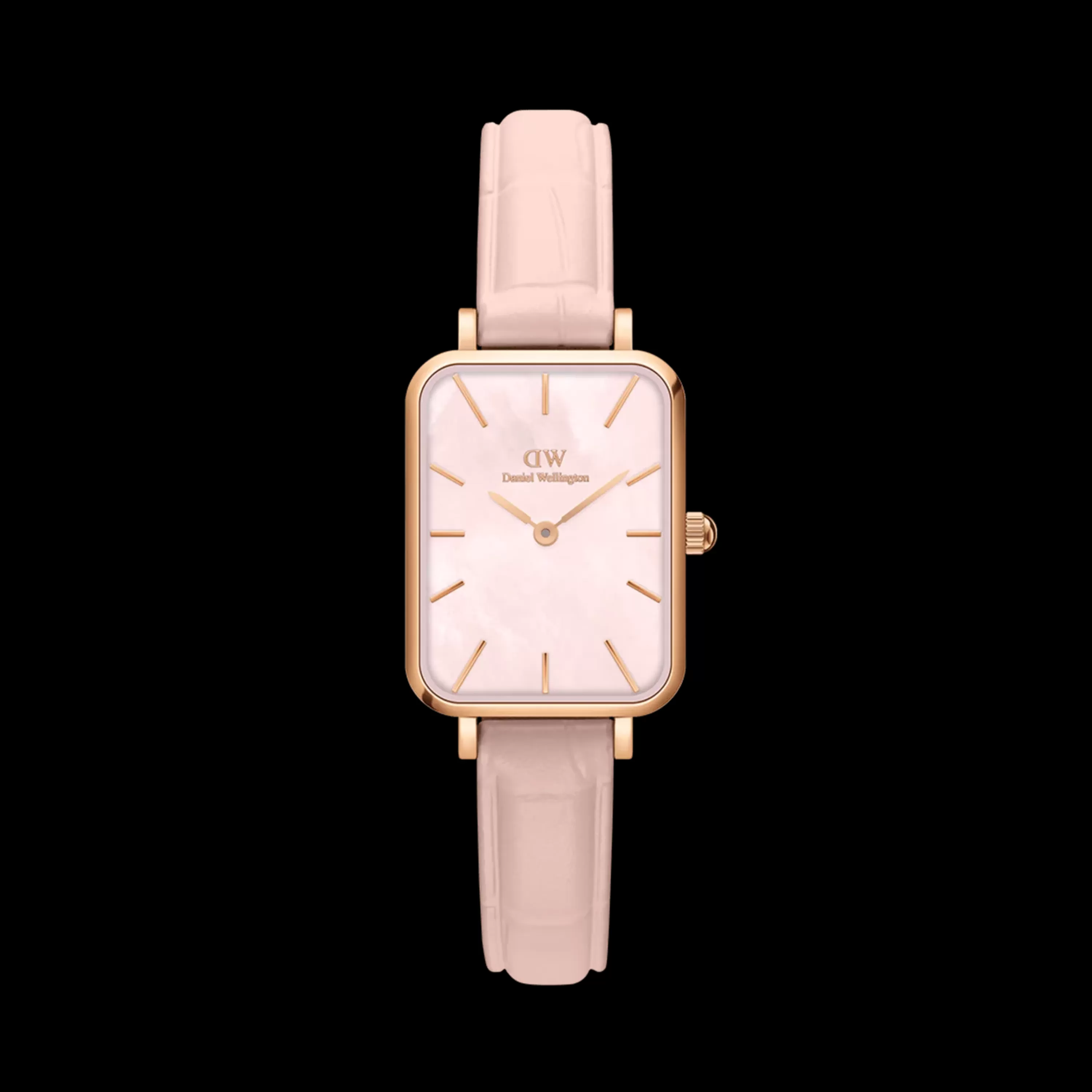 Daniel Wellington Women's Watches<Quadro Pressed Rouge Mop Rose Gold